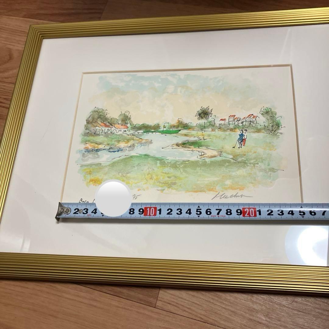 URBAN HUCHET リトグラフ　Boca point