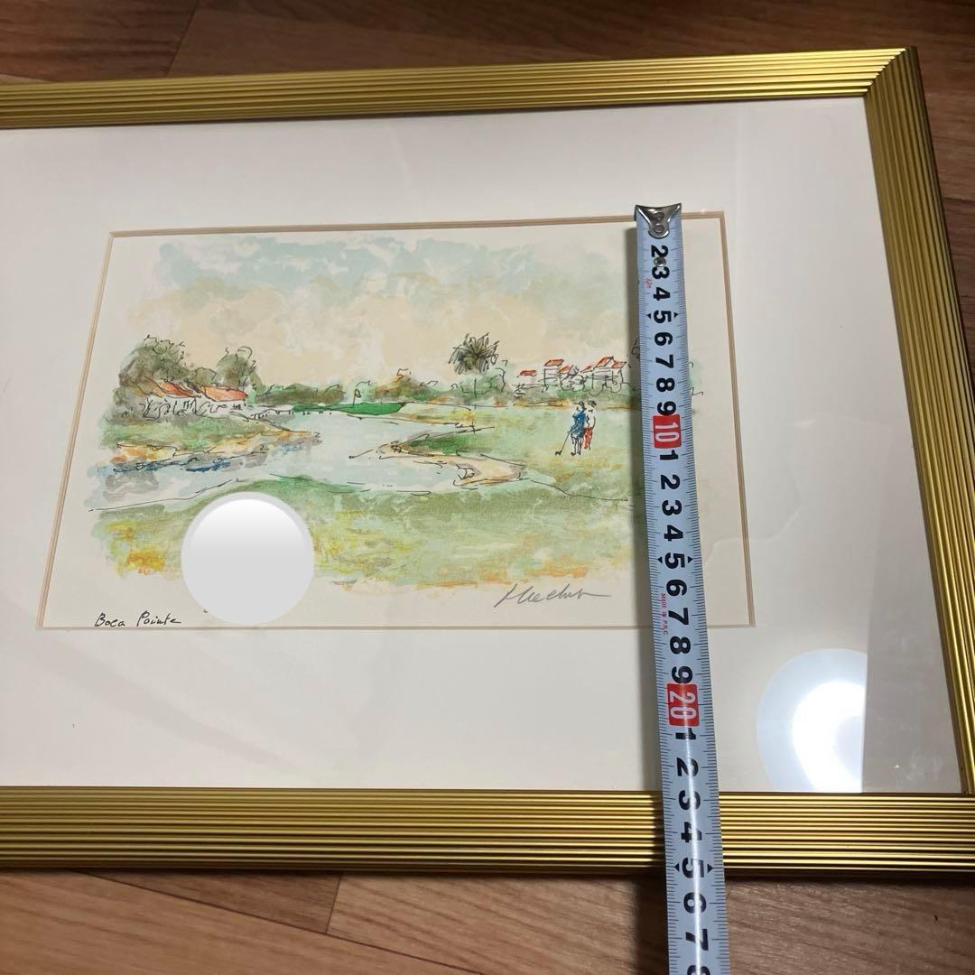 URBAN HUCHET リトグラフ　Boca point