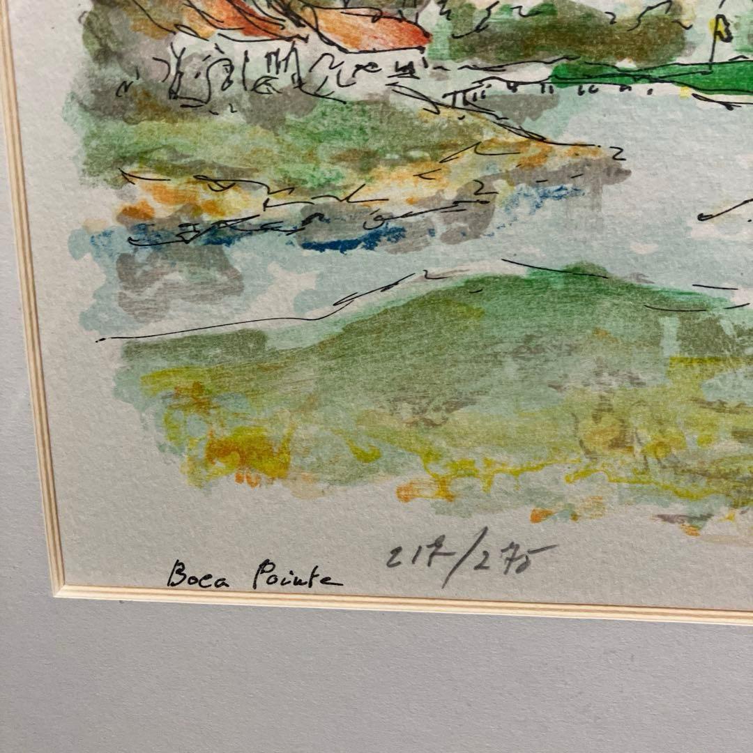 URBAN HUCHET リトグラフ　Boca point