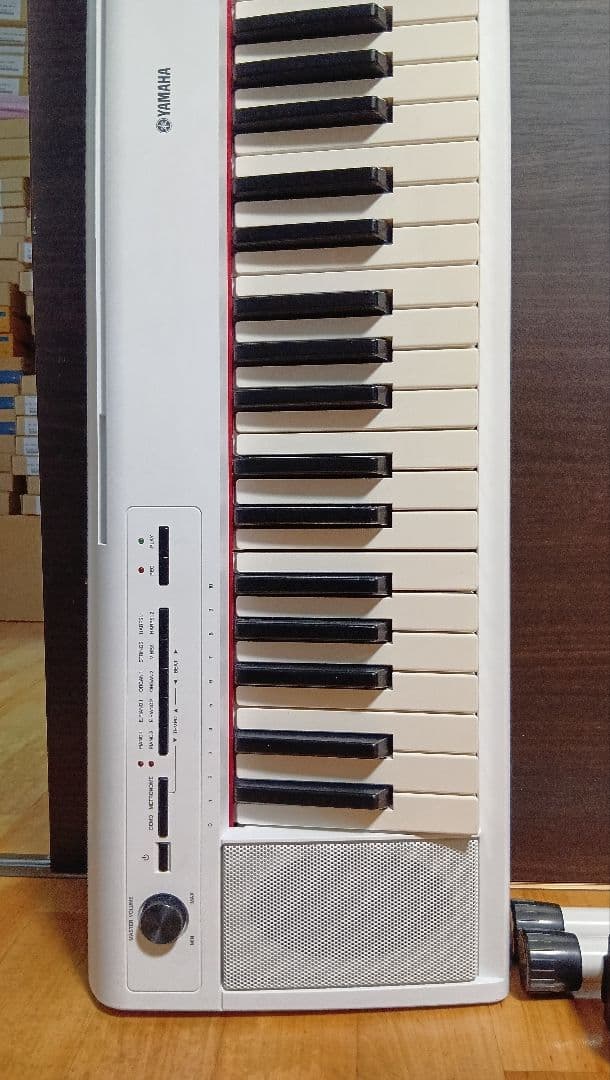 YAMAHA NP-12 ホワイト スタンド、アダプター付き
