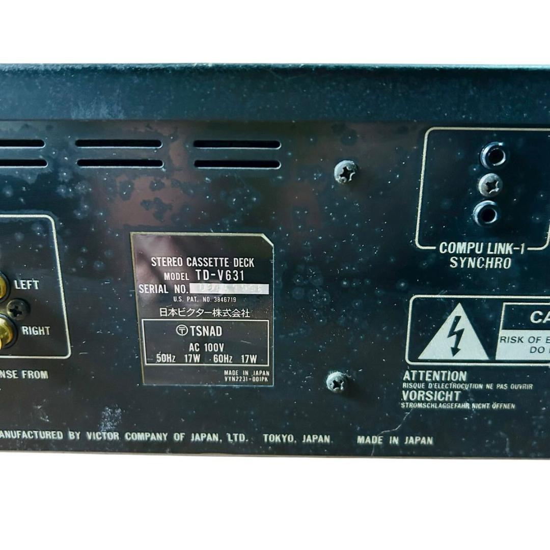 Victor ビクター TD-V631 3ヘッド ステレオカセットデッキ