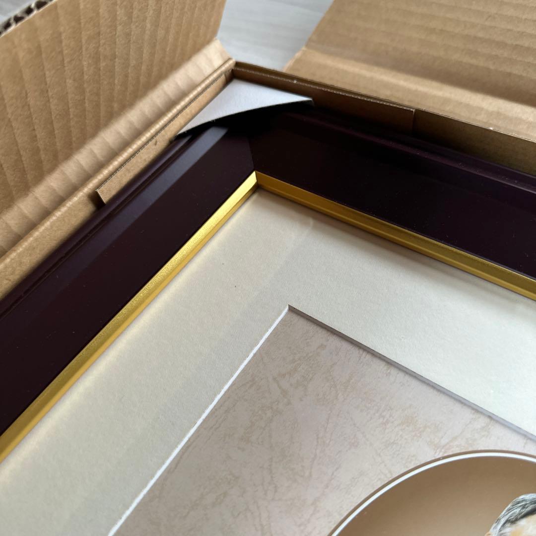 【超美品】皇室平和祈念額　皇室敬愛実行委員会　皇室　天皇　額　天皇写真　祈念品