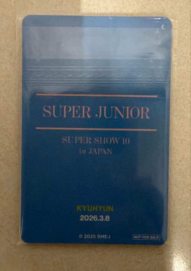 SUPER JUNIOR スパショ10 アプグレ 3/8トレカ