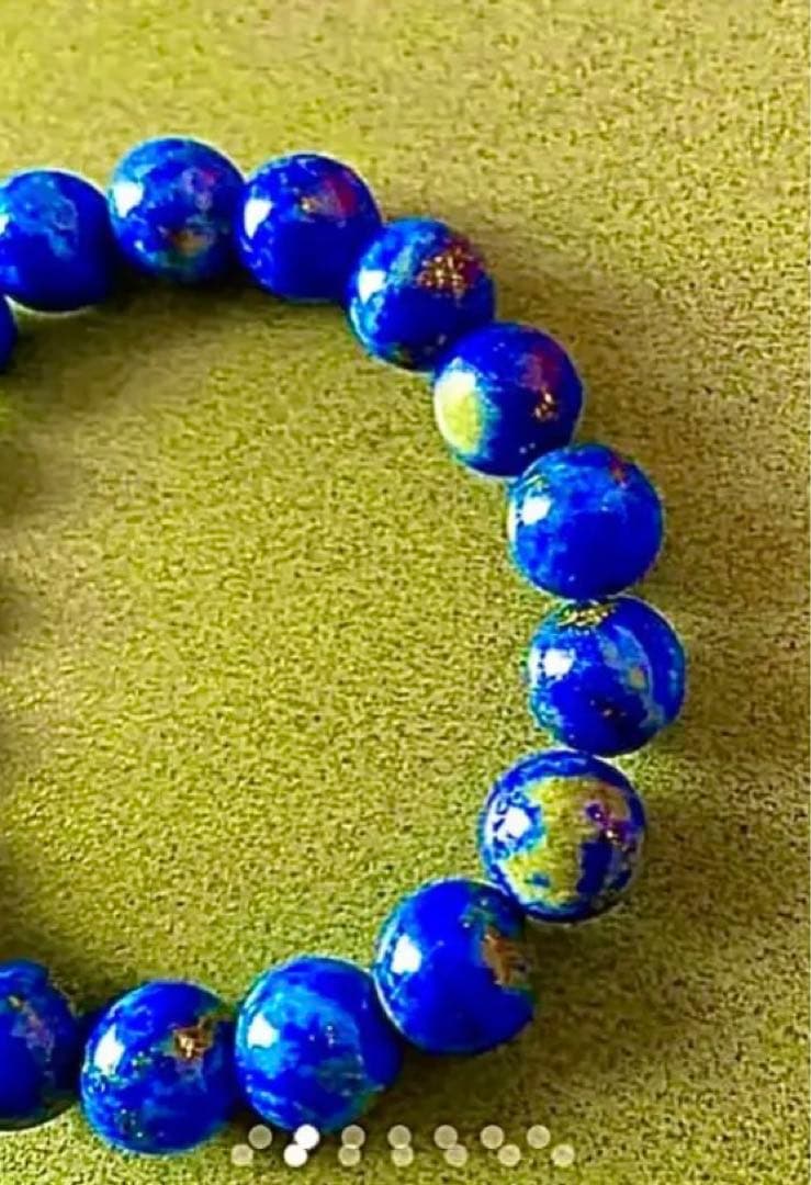期間限定値下げ！金運爆上げ　仏宝石！特別祈祷　純正ラピスラズリのお念珠　出羽三