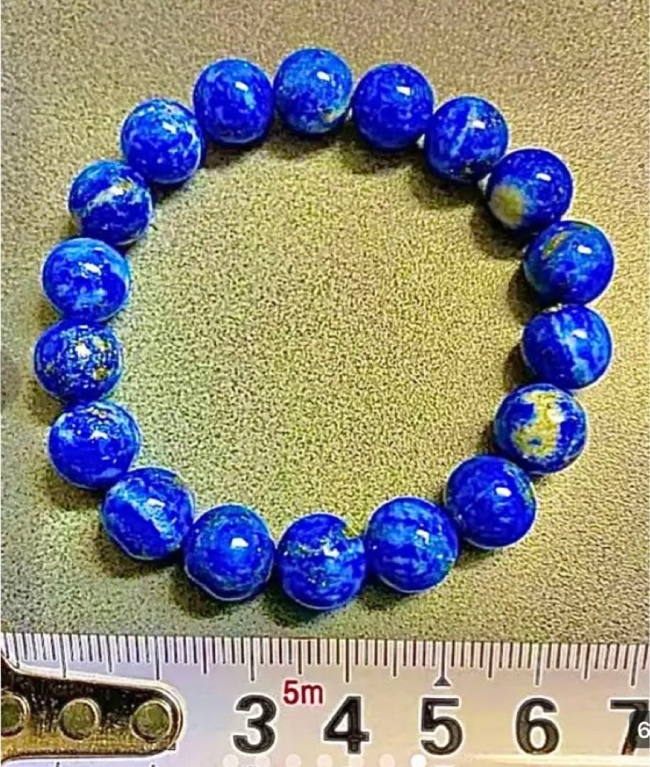 期間限定値下げ！金運爆上げ　仏宝石！特別祈祷　純正ラピスラズリのお念珠　出羽三