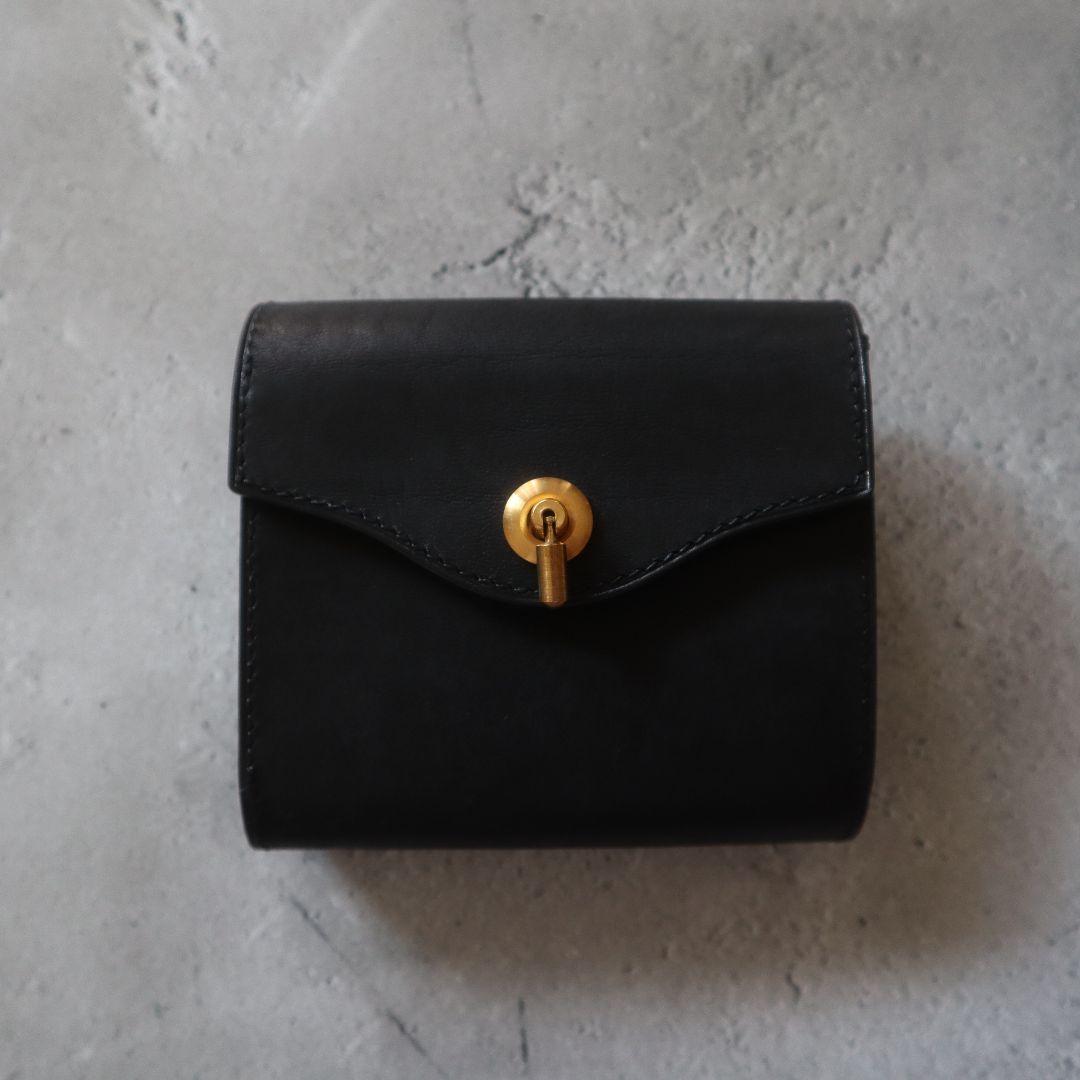 【受注製作】オコシ金具の三つ折り財布　Rondine フルハンドメイド