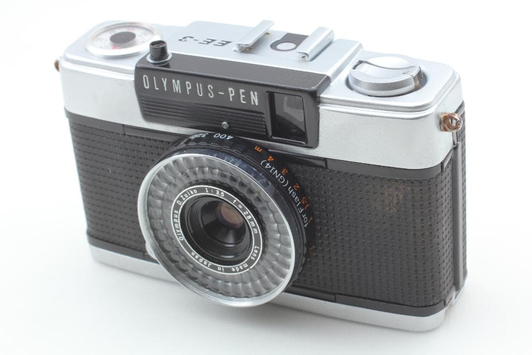 【露出精度チェック済】オリンパス ペン EE-3 28mm F3.5 c4045