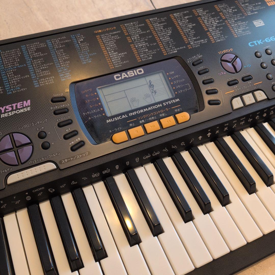 高機能！カシオ 電子キーボード CTK-660L 光ナビ搭載