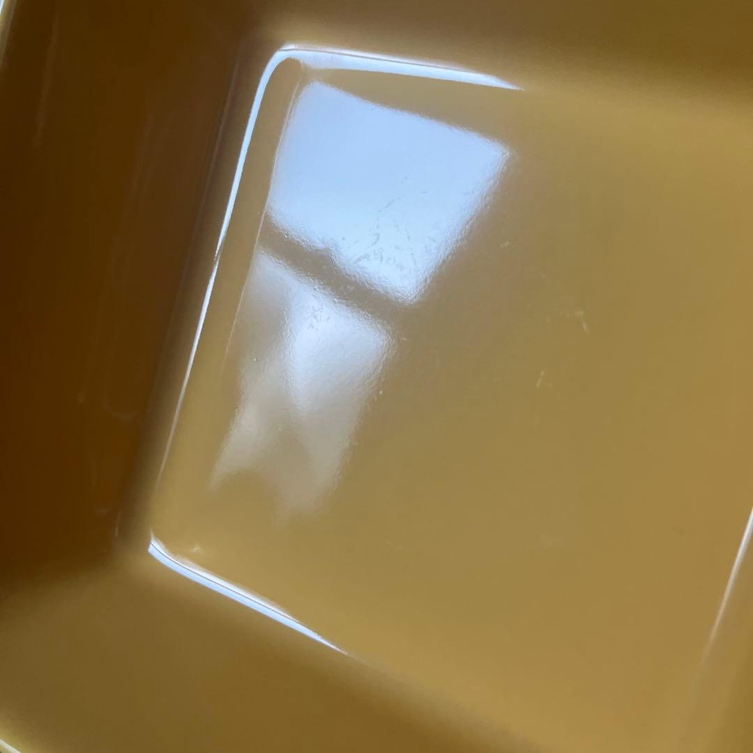 イッタラ　ティーマ　ハニー　12cmスクエア 2枚　12cmプレート2枚