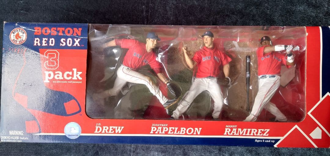 【希少】Mcfarlane MLB BOSTON RED SOX 3-PACK