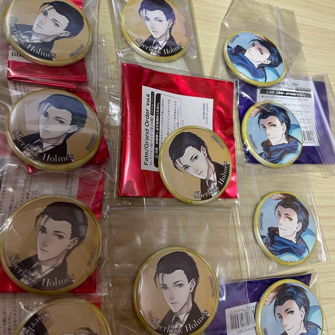 fgo ホームズ　霊基召喚缶バッジ 他　セット