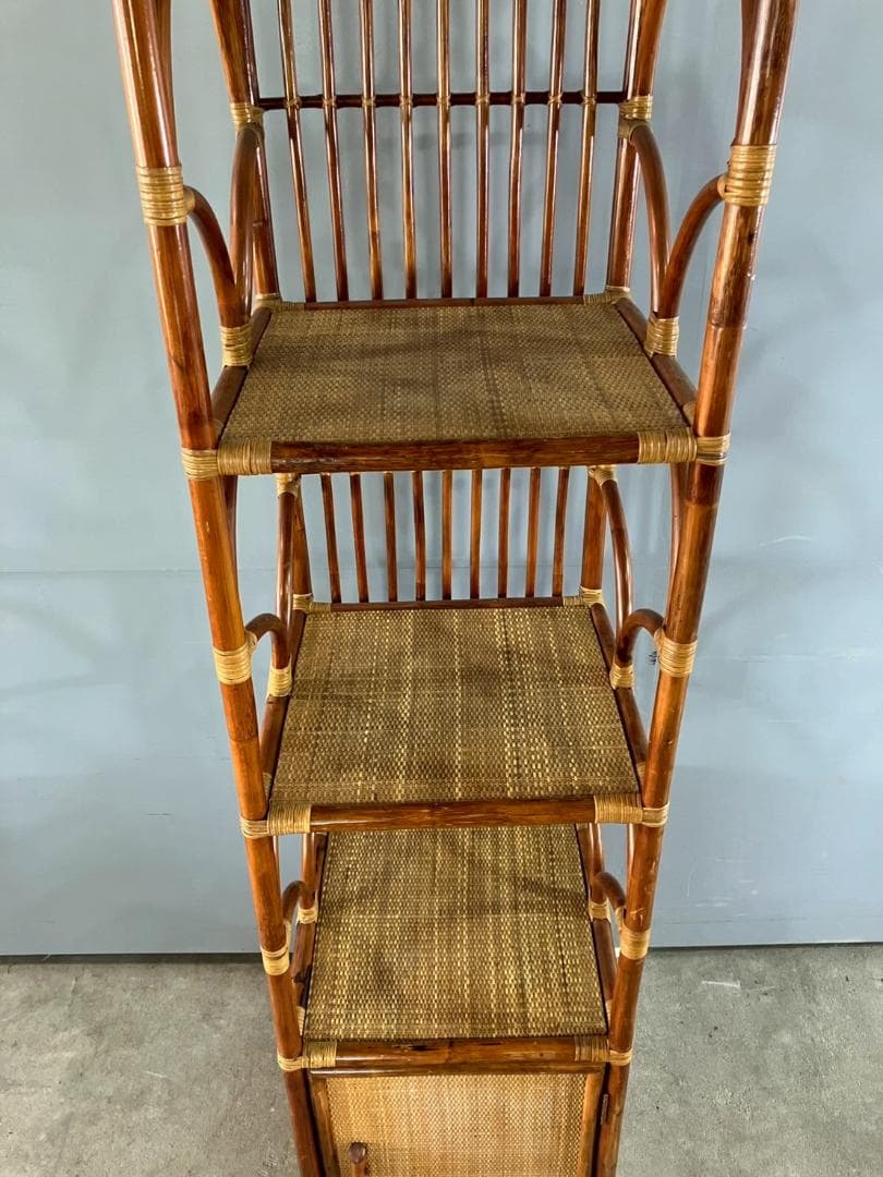 藤家具 ラタン ハイチェスト スリムチェスト チェスト 収納家具 RW440