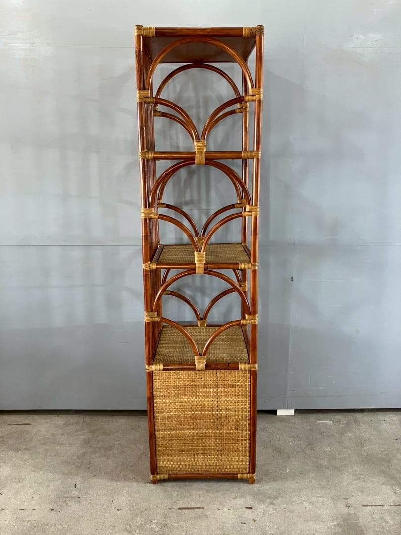 藤家具 ラタン ハイチェスト スリムチェスト チェスト 収納家具 RW440