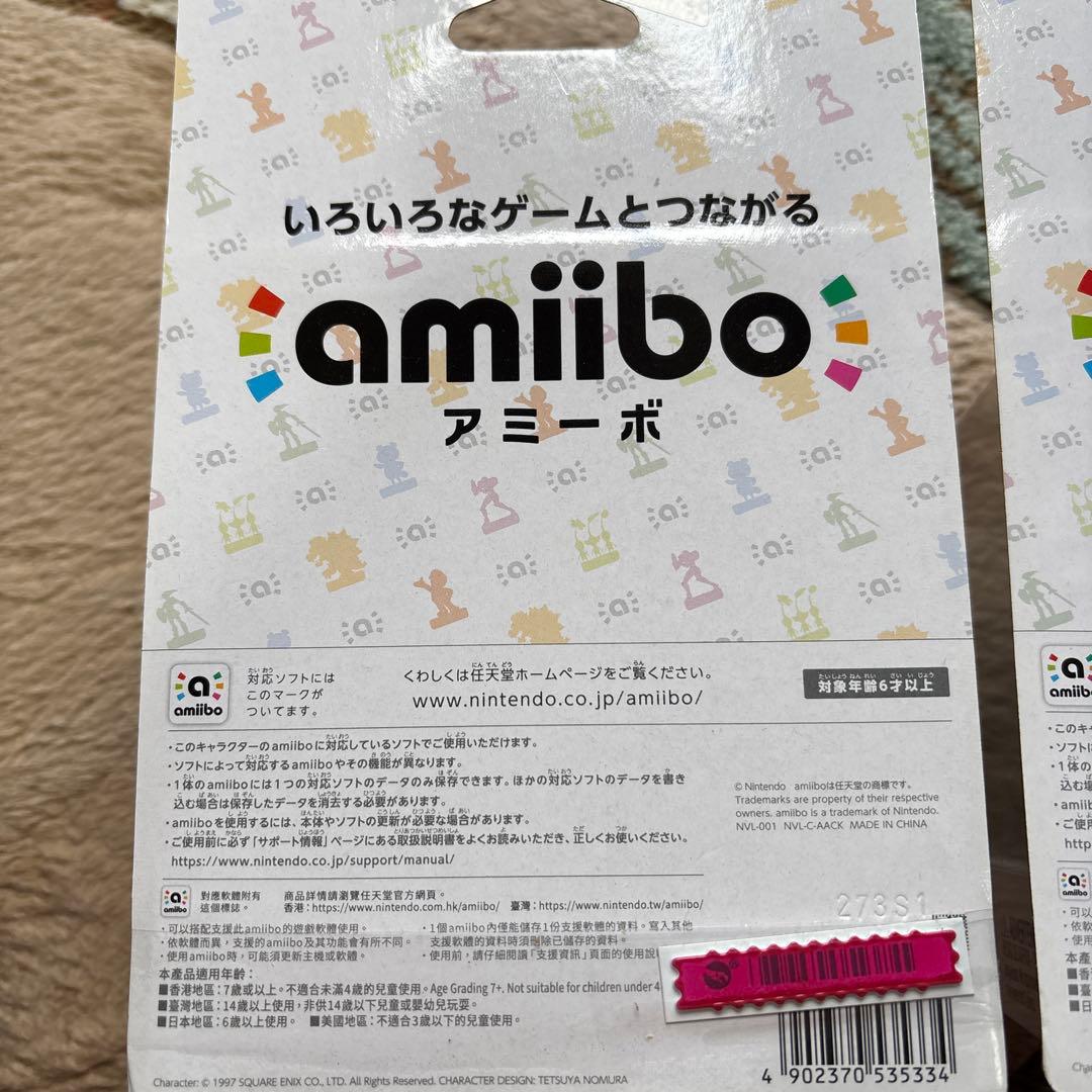 ファイナルファンタジー7 セブン amibo アミーボ 3体まとめ売り