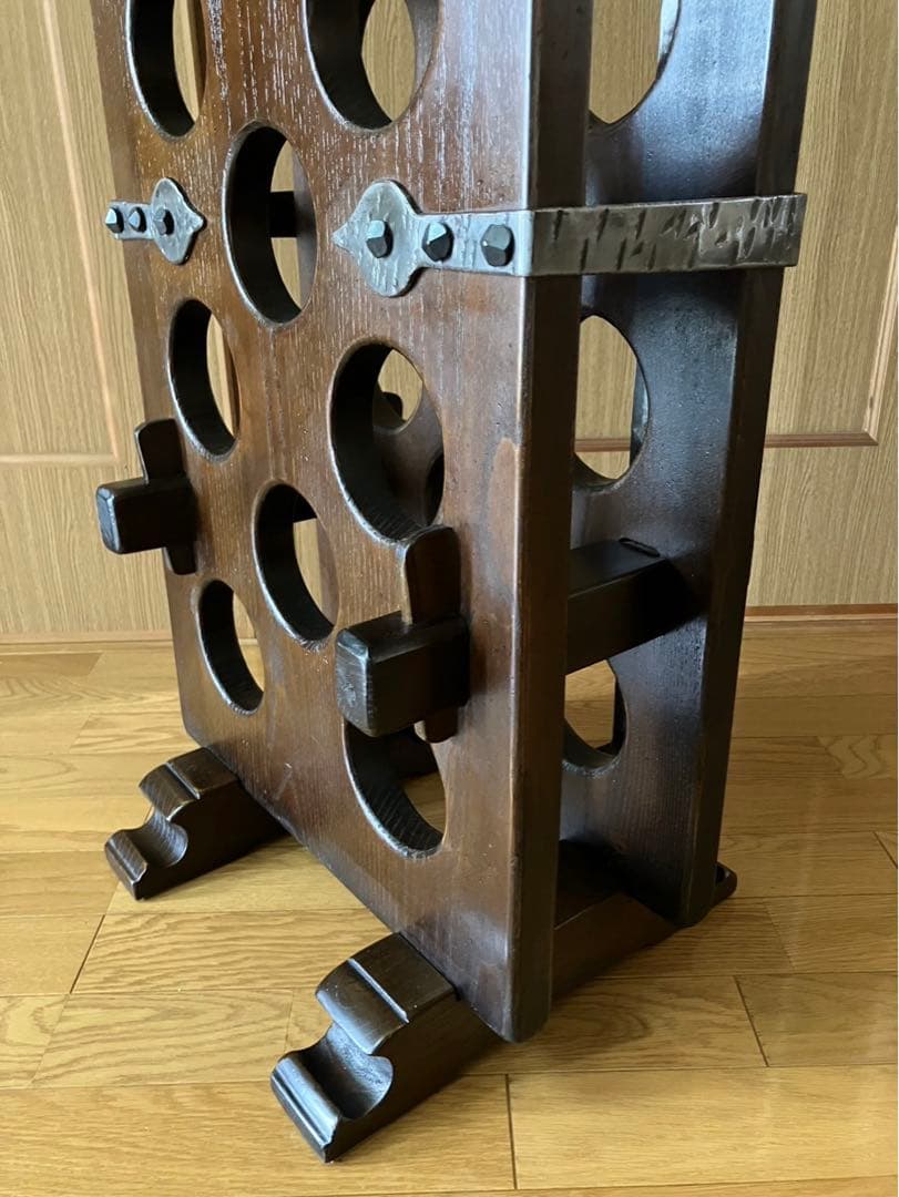 高級家具バロッサバレンティ　ワインボトルラック