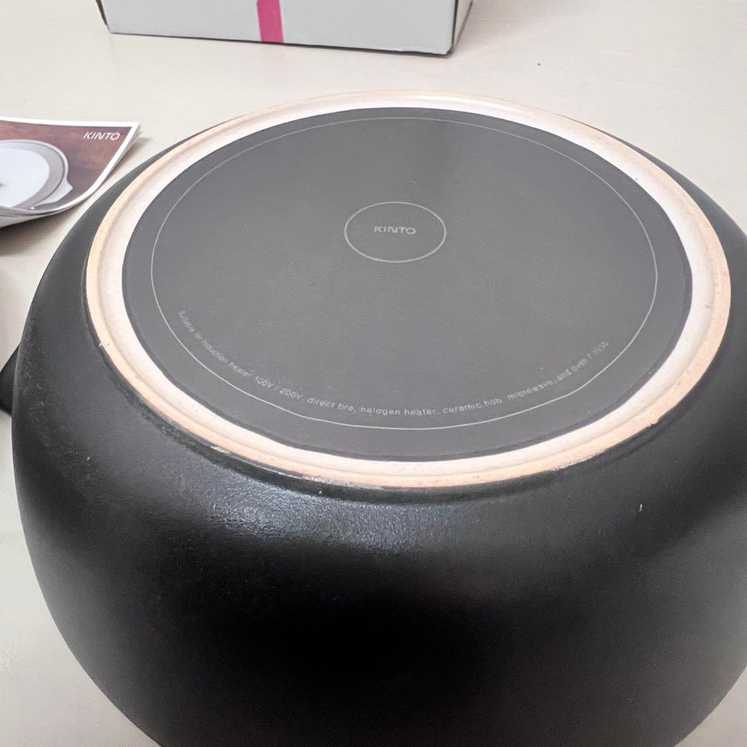 M*r様 Kinto Kakomi IH 2.5リットル 土鍋 ブラック 未使用