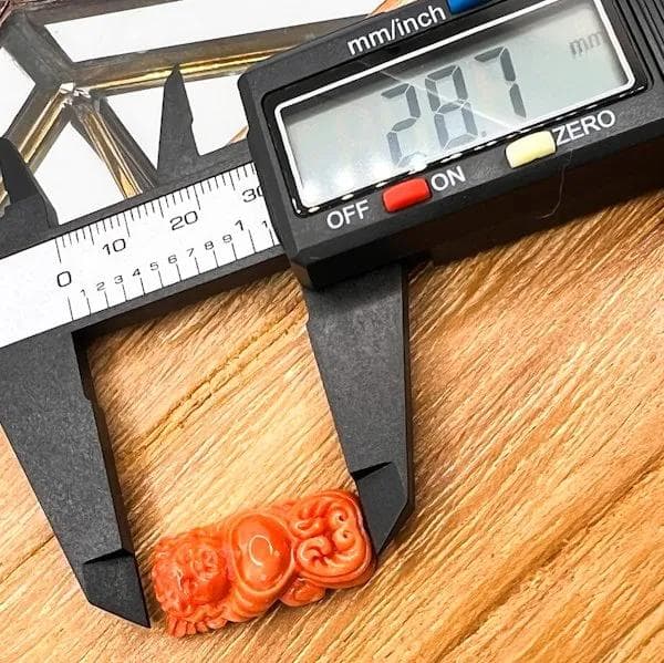 天然珊瑚　彫刻　B8タイプ