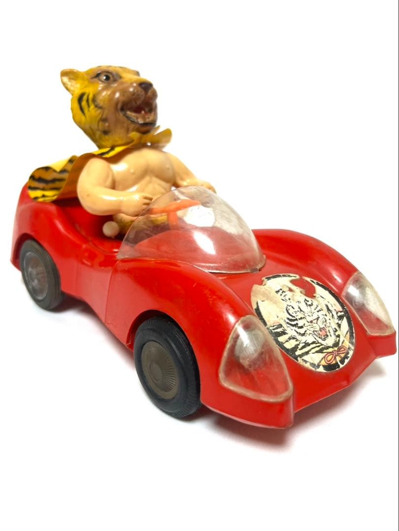 マスダヤ タイガーマスク 大型 レースカー（ブリキ ポピー タカトク ヨネザワ