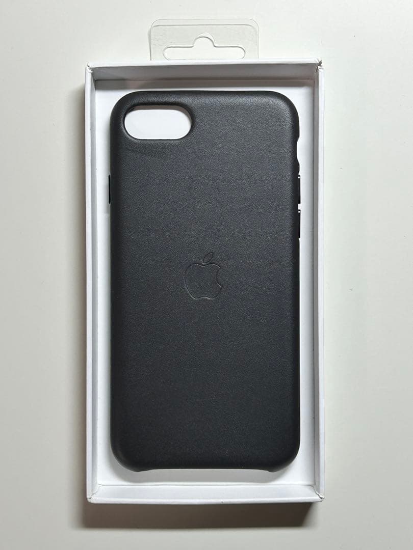 【新品】純正 iPhone 7 / 8 / SE レザーケース・ブラック②2