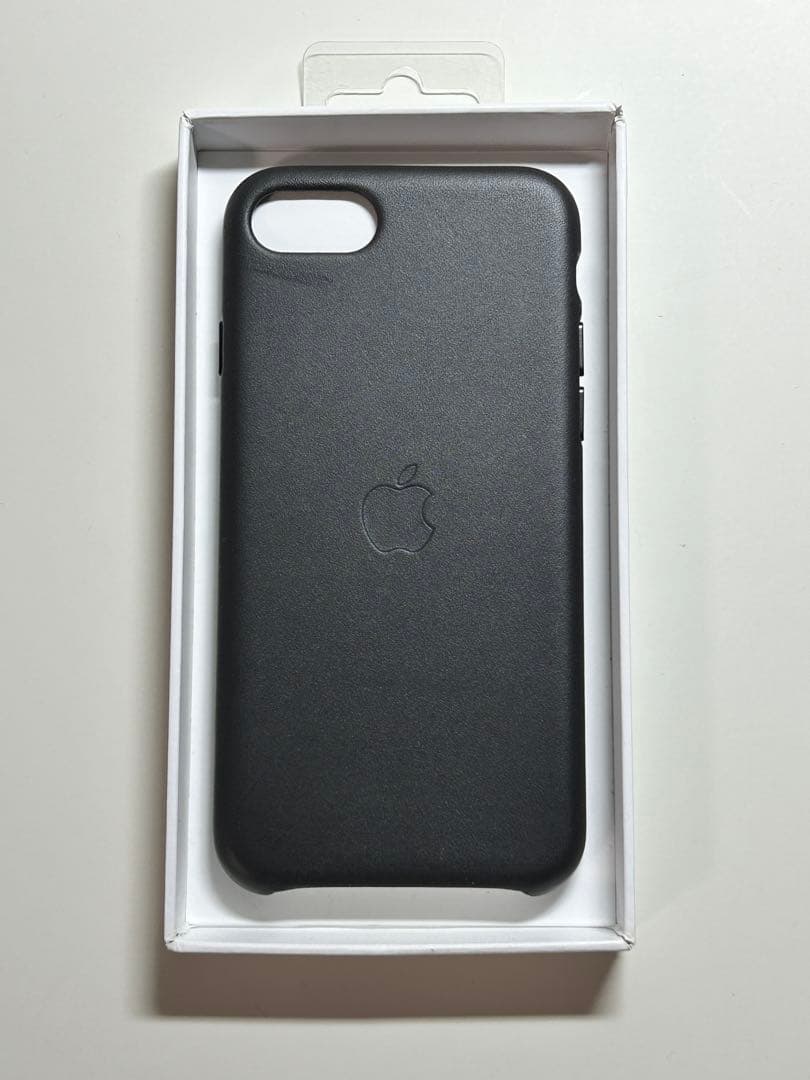 【新品】純正 iPhone 7 / 8 / SE レザーケース・ブラック②2