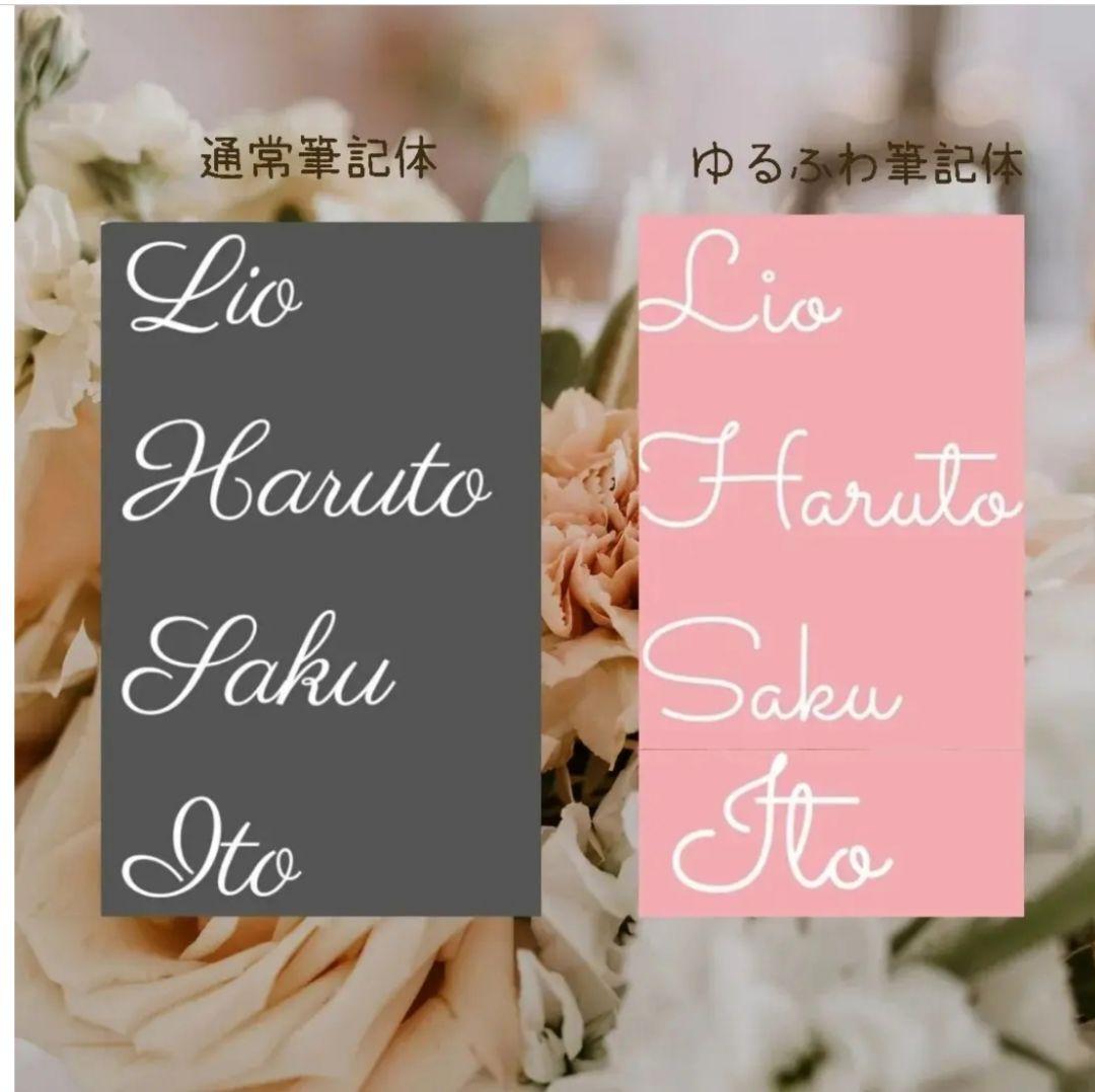 もくもくスタイ　ヴィンテージフラワー　名入れ　1100yen