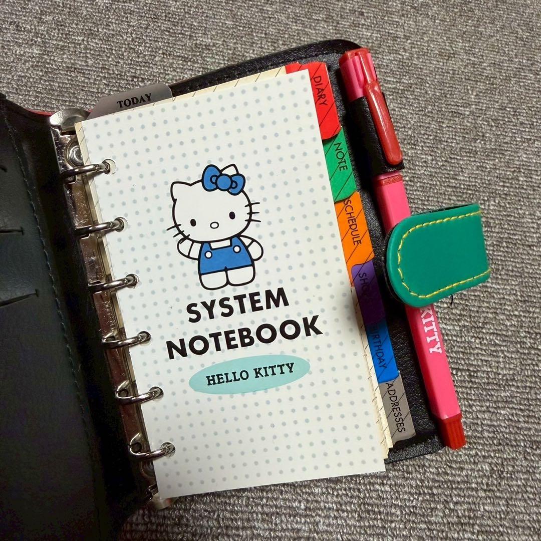 激レア　ハローキティ　システム手帳　当時物