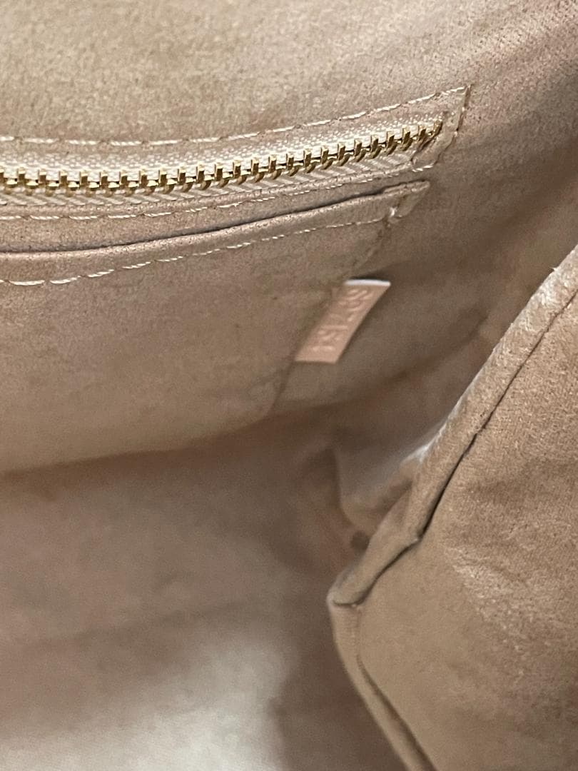 ショルダーバッグ ベージュ/ゴールド