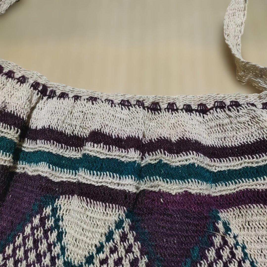 パプアニューギニア　ビルムバッグ　手編み3点セット