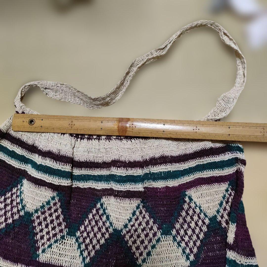 パプアニューギニア　ビルムバッグ　手編み3点セット