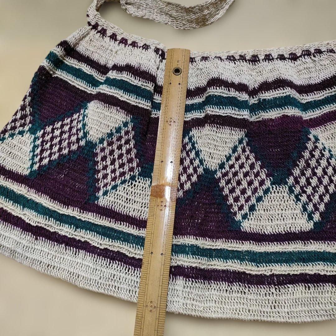 パプアニューギニア　ビルムバッグ　手編み3点セット