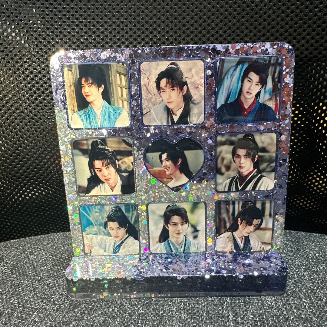 王一博 謝允 2番スタジオ　新両面レジン九宫格玄関置物