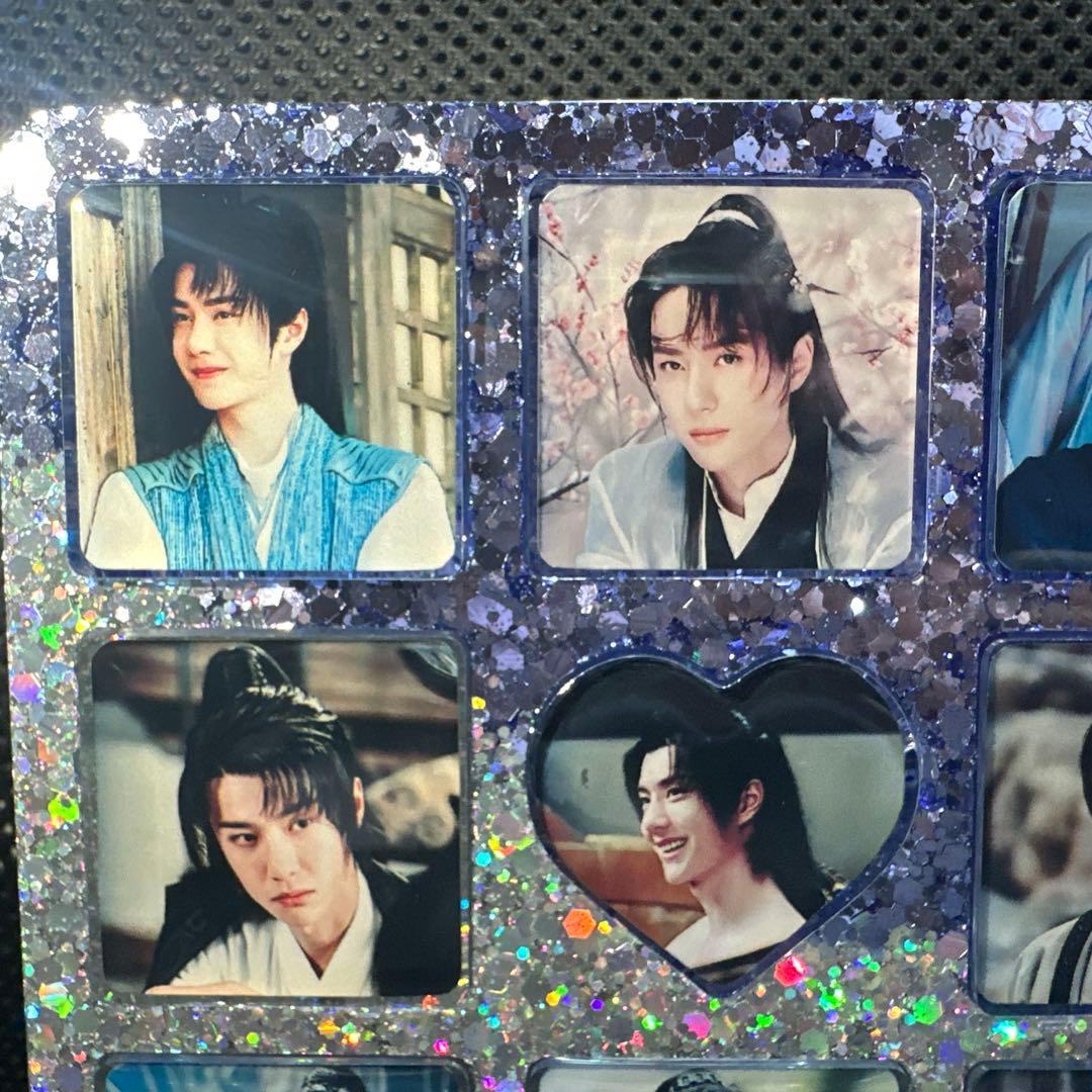 王一博 謝允 2番スタジオ　新両面レジン九宫格玄関置物