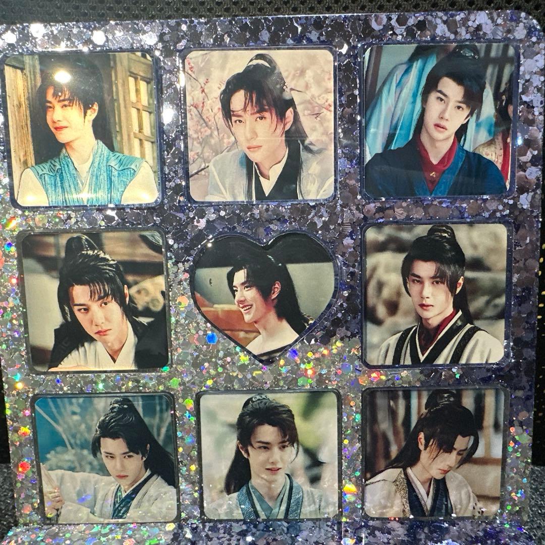 王一博 謝允 2番スタジオ　新両面レジン九宫格玄関置物