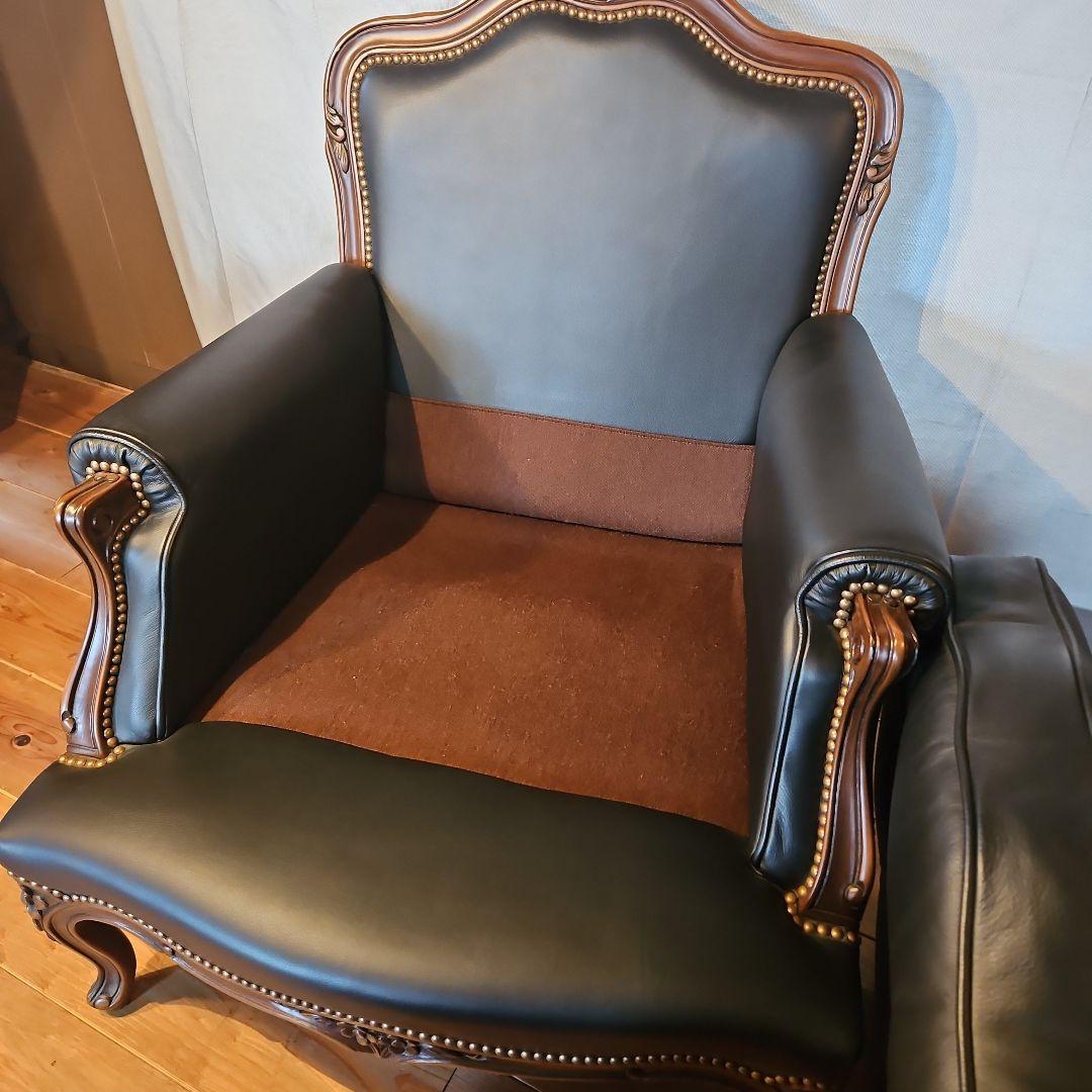 Karimoku　Domani　カリモク　ドマーニ　最高峰　本革ソファ　C