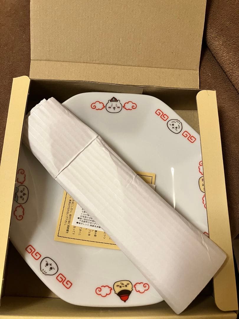 新品未使用　ちいかわ飯店　チャーハン皿&レンゲセット