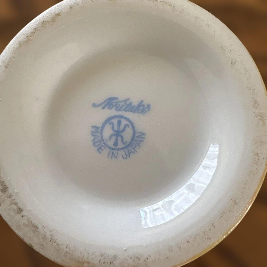 オールドノリタケ　ラスター彩　手付きバスケットと入れ物