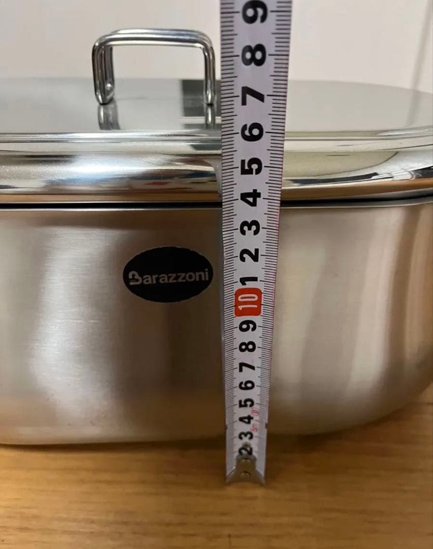 Berazzoni ステンレススチール 両手鍋 オーバル