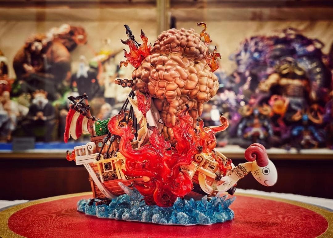 ワンピース M4 メリーを燃やす メイリ ガレージキット ガレキ スタチュー