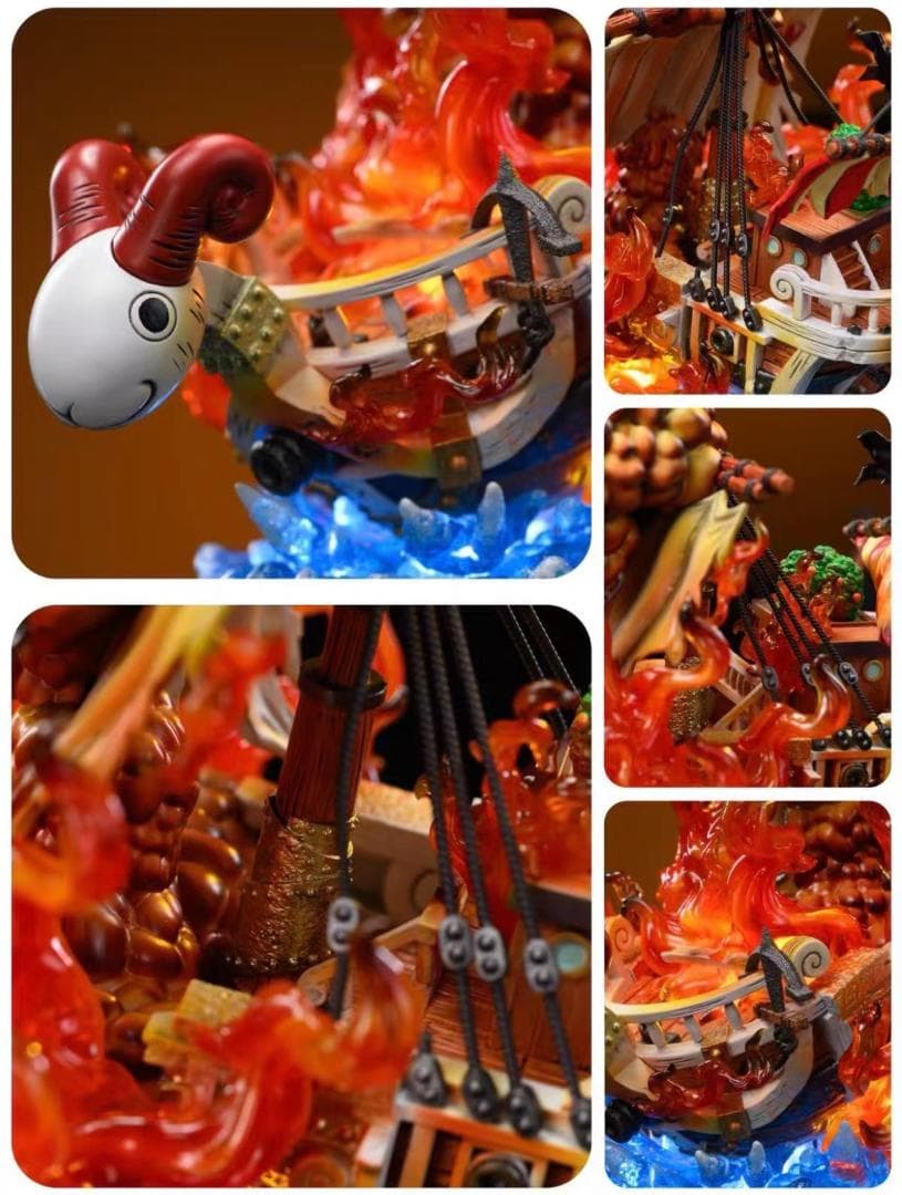 ワンピース M4 メリーを燃やす メイリ ガレージキット ガレキ スタチュー