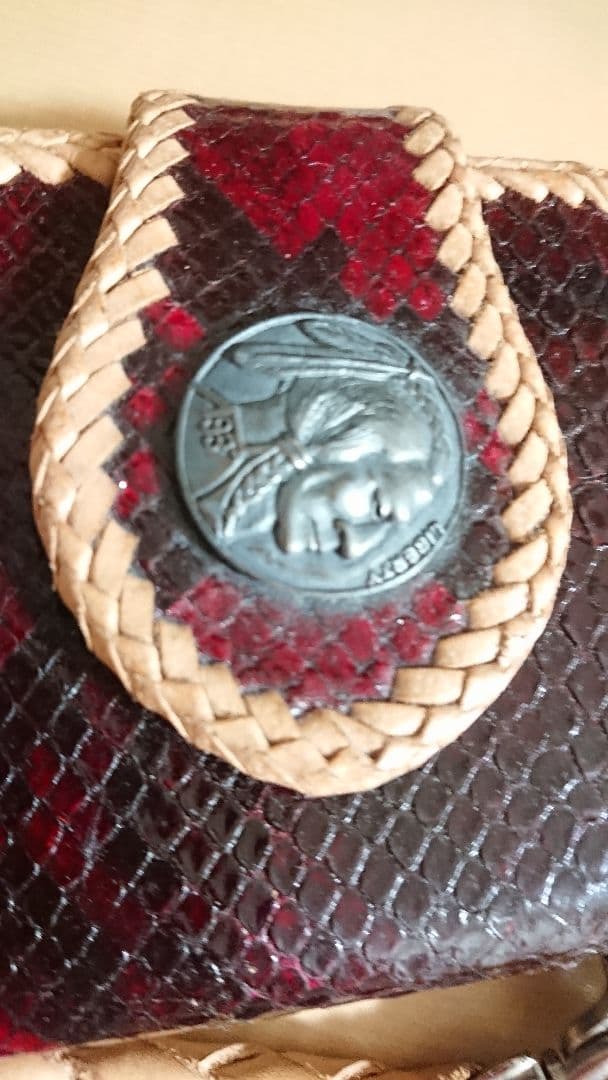 牛革★蛇革★ウォレット★パイソンレザー★財布★メンズ