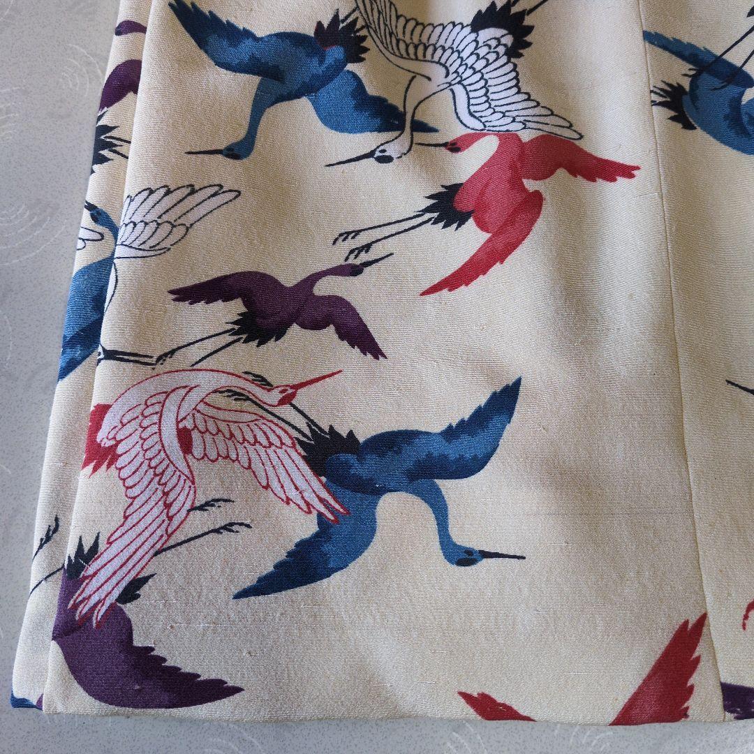 七五三３歳正絹手縫いの被布（中綿無し）アイボリー色