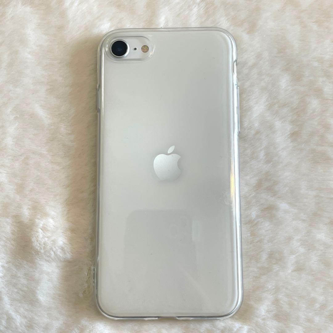 【極美品】iPhoneSE 64GB ホワイトコーティング済