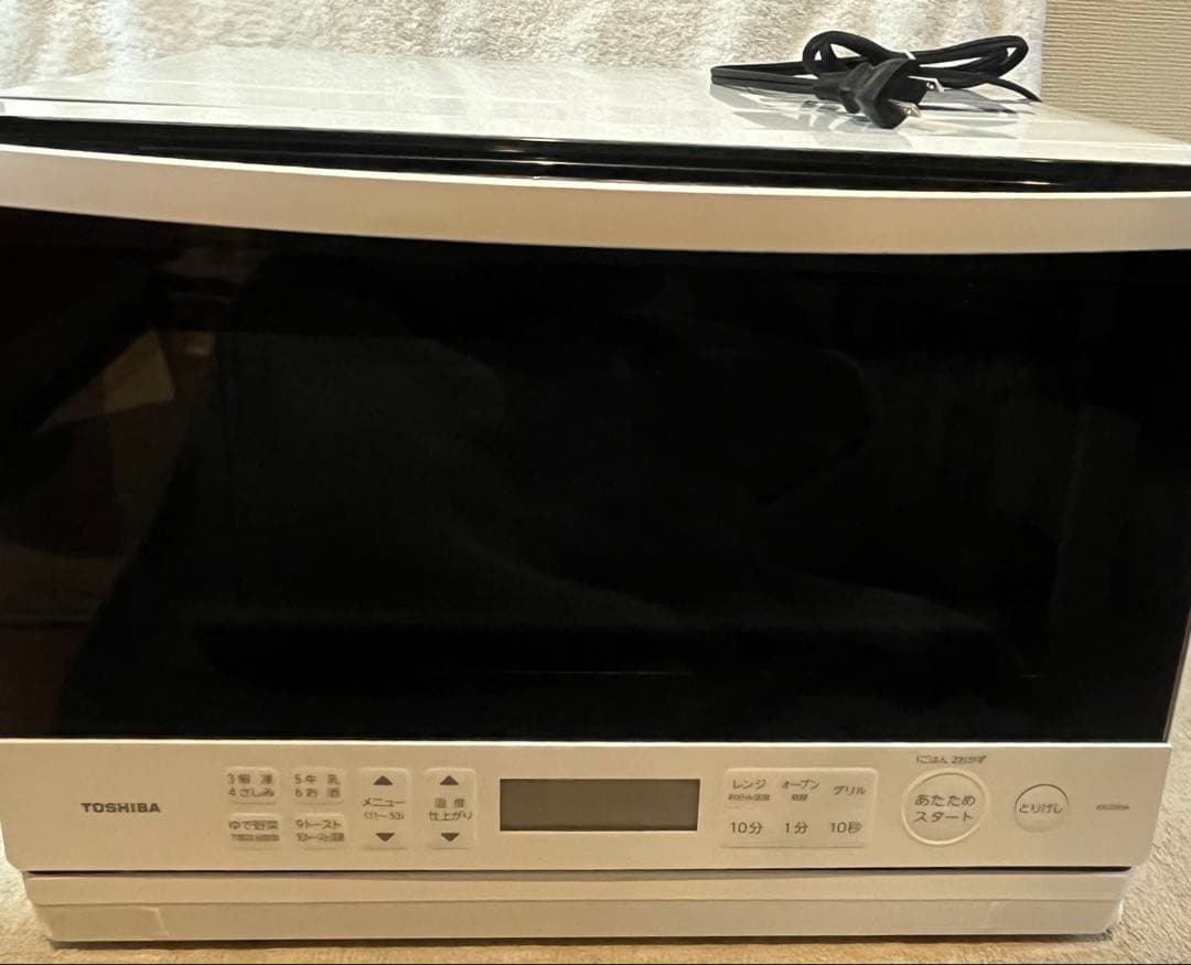 新品 東芝 オーブンレンジ 石窯ドーム 26L ER-D70A グランホワイト