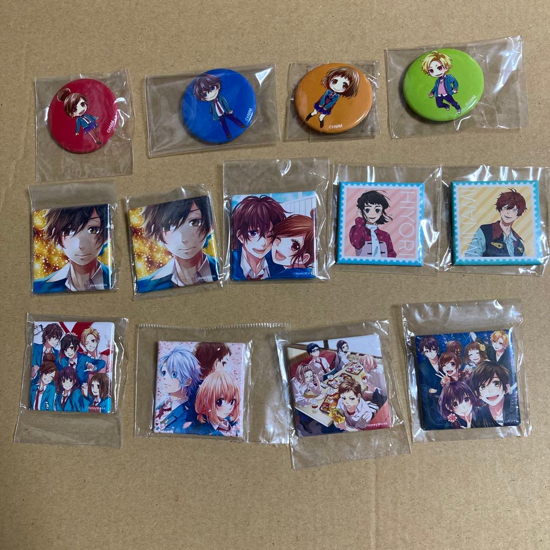 缶バッジ　アクキー　ハニワ　honeyworks　告白実行委員