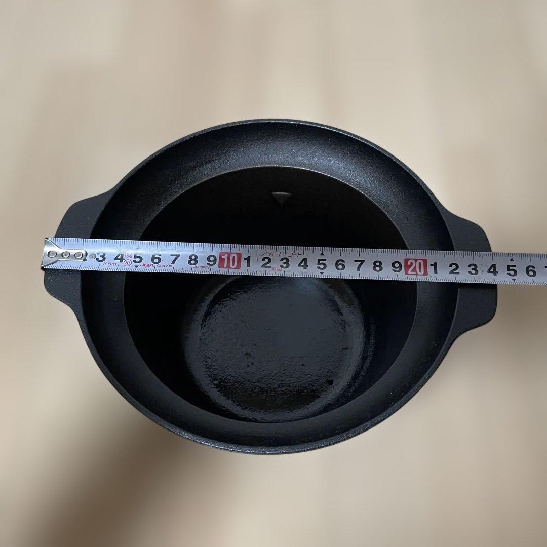 OIGEN 南部ごはん釜 3合炊 IH対応 南部鉄器 F-414