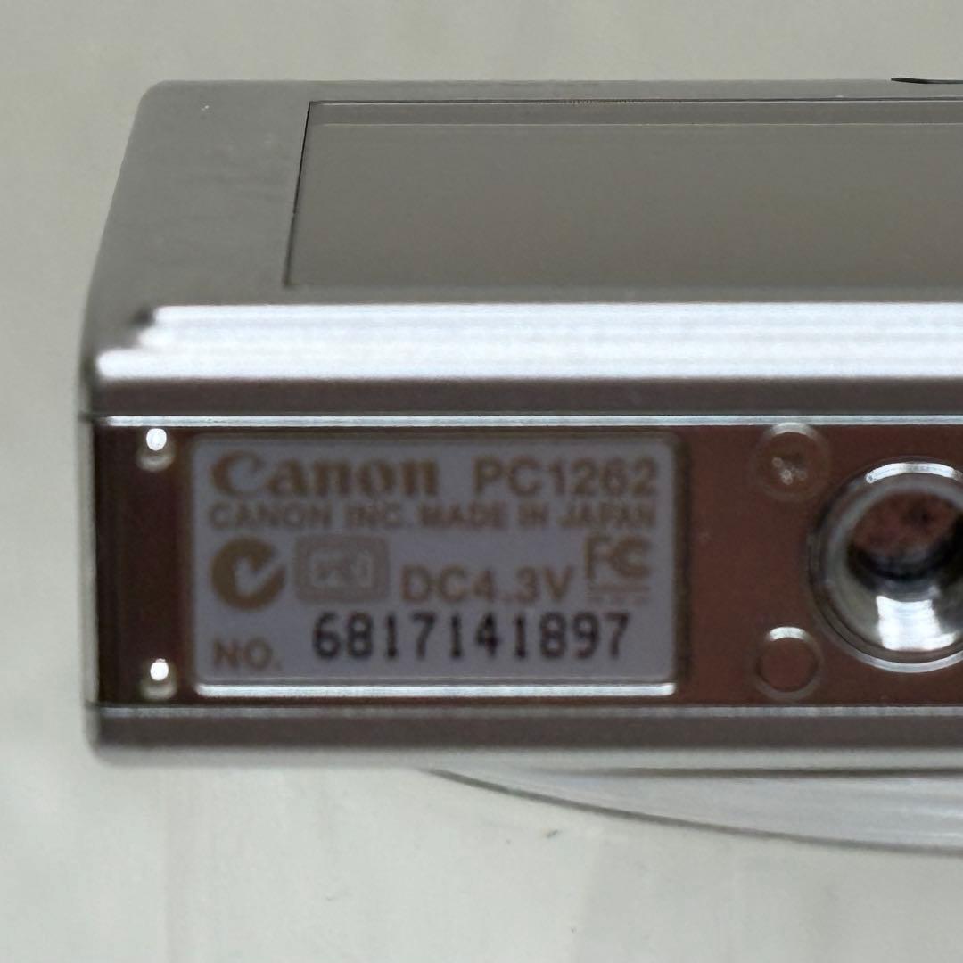 Canon カメラ　IXY 25IS PC1262 充電器　箱 コンデジ　動作品