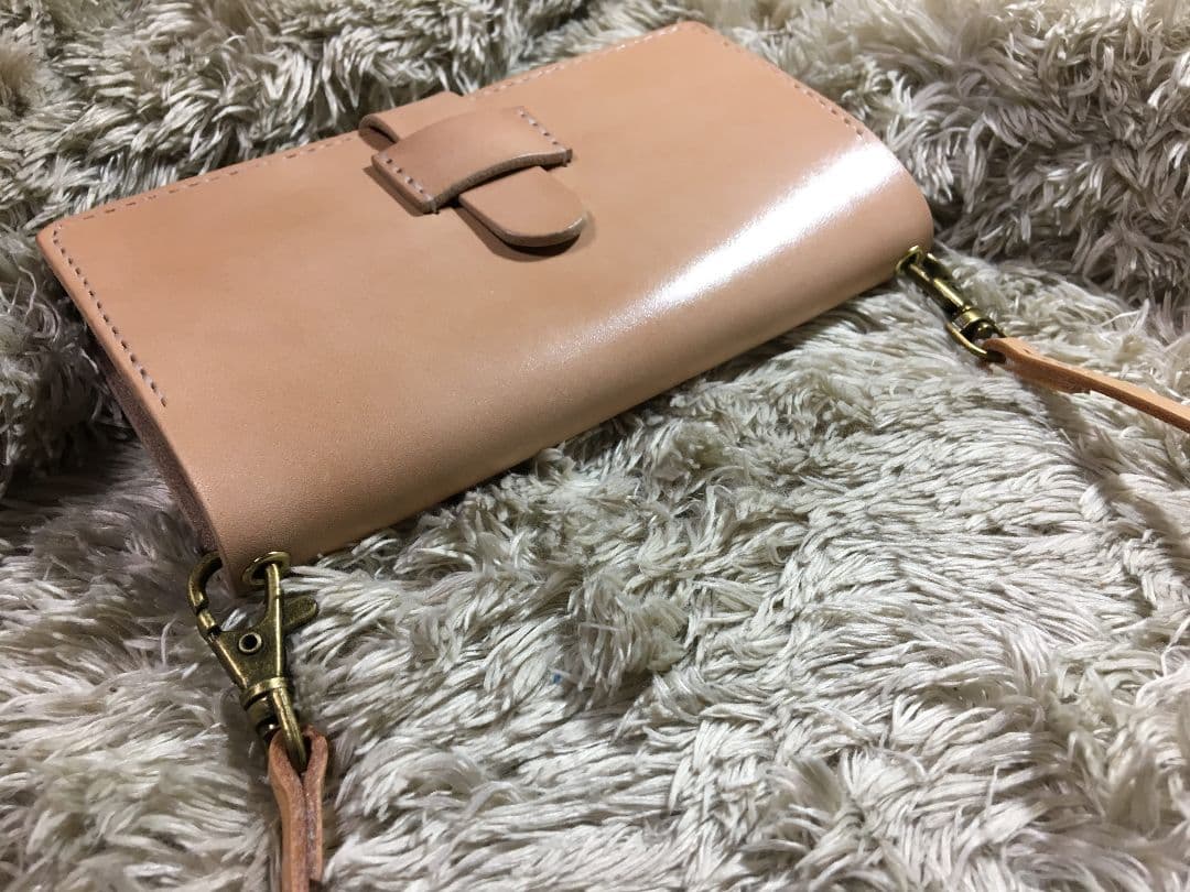 各機種対応　ショルダー式スマホケース■国内最高峰栃木レザー