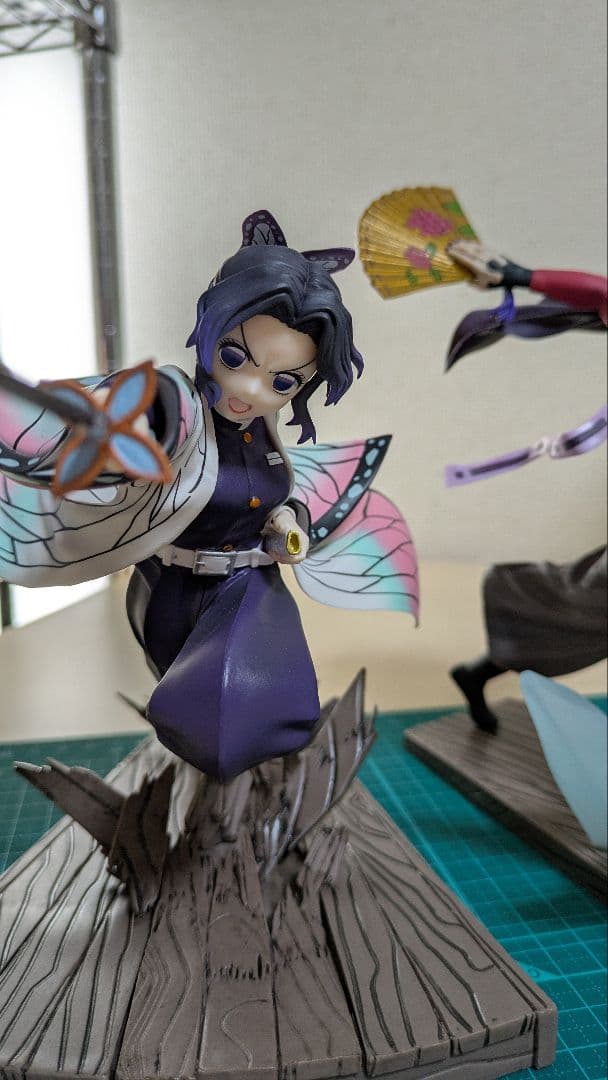 一番くじ 鬼滅の刃 〜姉の仇〜 A賞 胡蝶しのぶ フィギュア B賞 童磨　セット