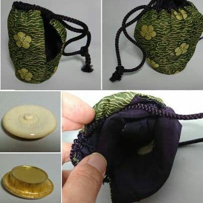 ③膳所焼/陽炎園作 淡海ぜ々 共箱　日本陶磁器 伝統工芸 　茶器/茶道具