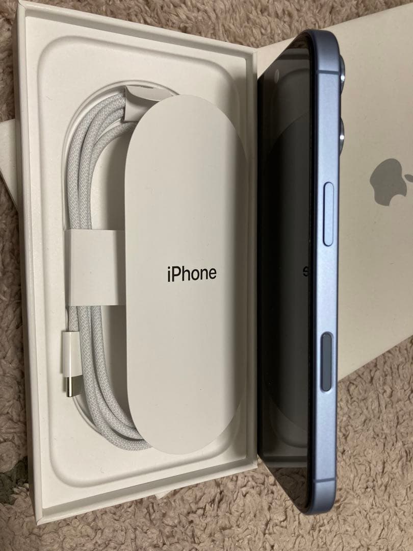 Apple iPhone17 ミストブルー 256GB 状態綺麗simフリー無印